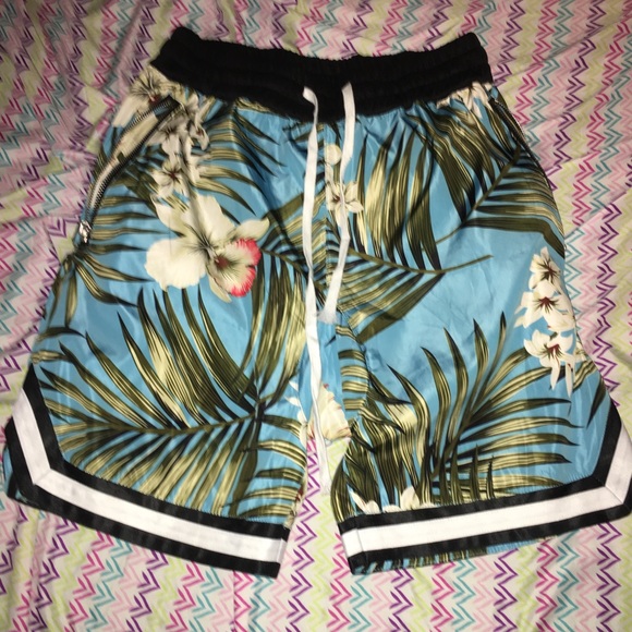 fear of god floral shorts